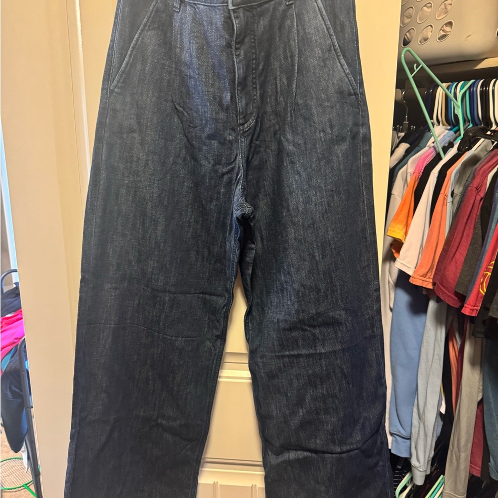 J. Crew Indigo Denim Trousers